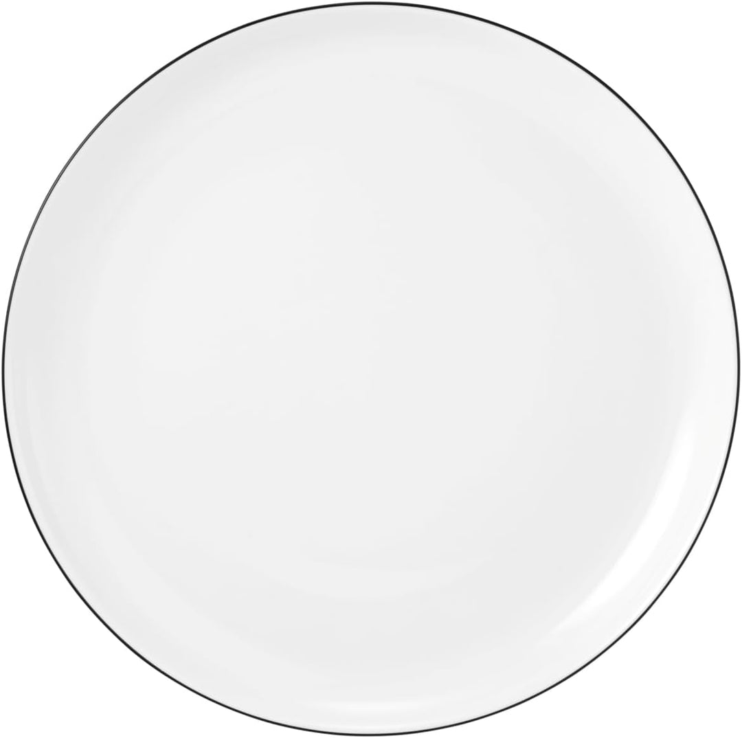 Seltmann Weiden 001.737147 Kaffeeservice 18-teilig Lido Black Line, 43.0 x 24.0 x 18.1 cm Single, Si