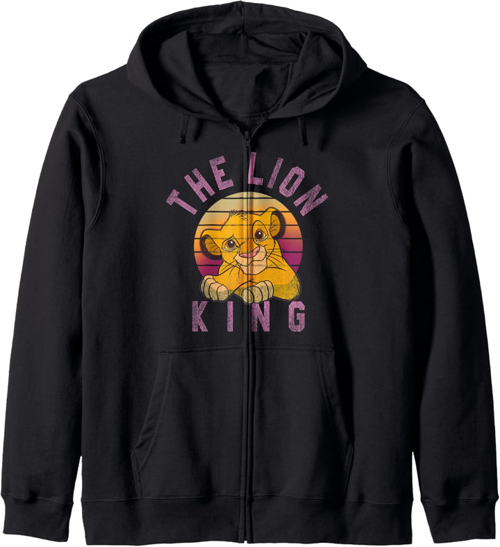 Disney Lion King Sweet Simba Striped Sunset Kapuzenjacke