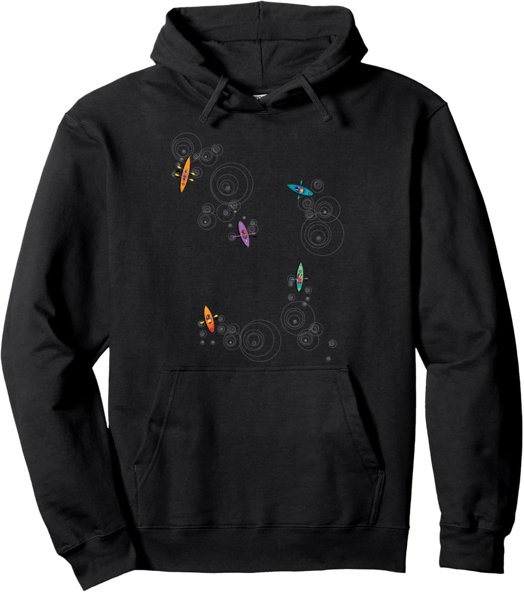 Kajak-T-Shirt für Männer, Frauen und Kinder, Grafik-Kajak Pullover Hoodie