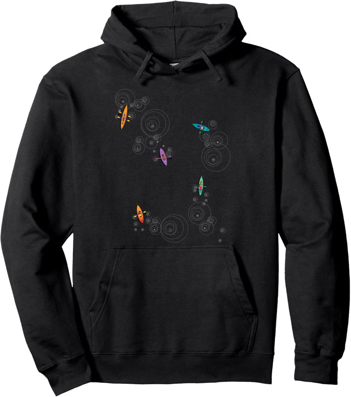 Kajak-T-Shirt für Männer, Frauen und Kinder, Grafik-Kajak Pullover Hoodie