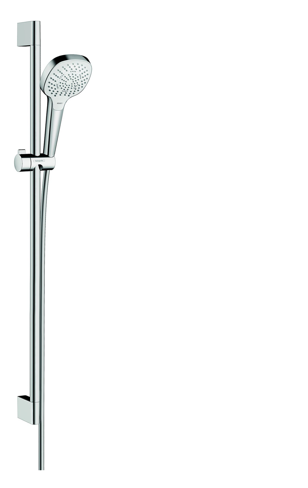 hansgrohe Croma Select E Duschset 0,90m, 3 Strahlarten, Weiss/Chrom 0,90m Set 3 Strahlarten (Multi)