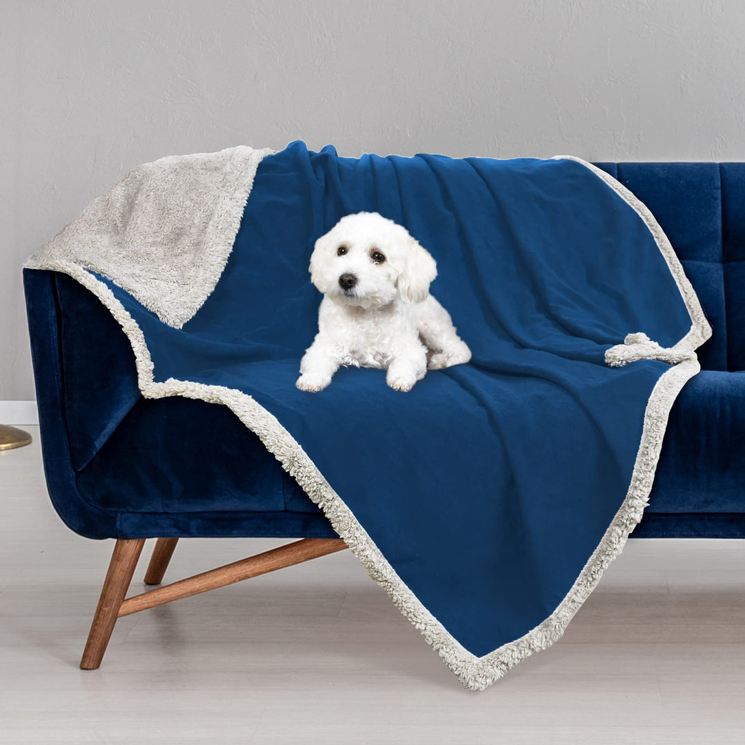 Kritter Planet wasserdichte Hundedecke, Urindichte Haustierdecke für Couchbett Welpen Katzen Fleece
