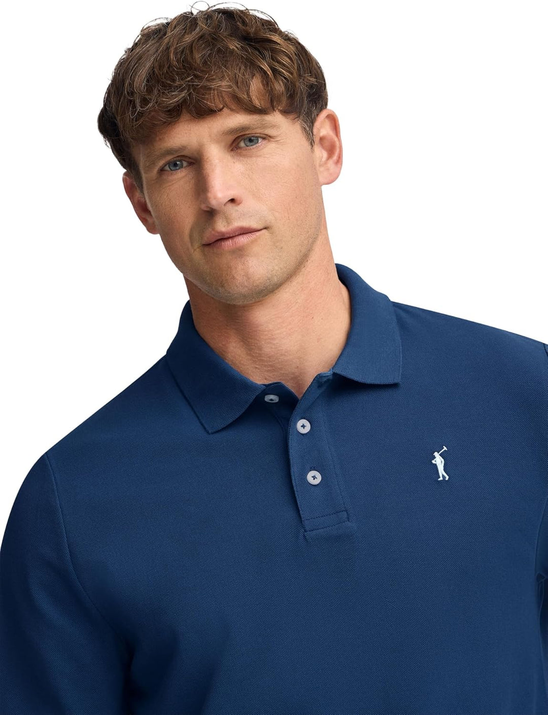 Polo Club Herren Poloshirt Kurzarm Regular Fit Baumwolle Männer Polohemd Longsleeve S Indigo Blau, S