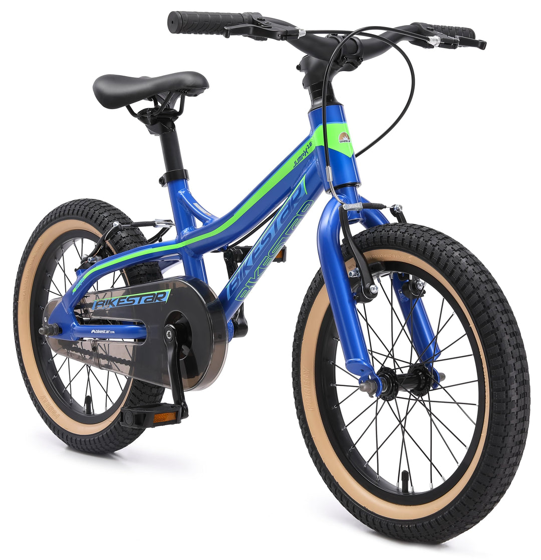 BIKESTAR Kinder Fahrrad Aluminium Mountainbike mit V-Bremse für Mädchen und Jungen ab 4-5 Jahre | 16