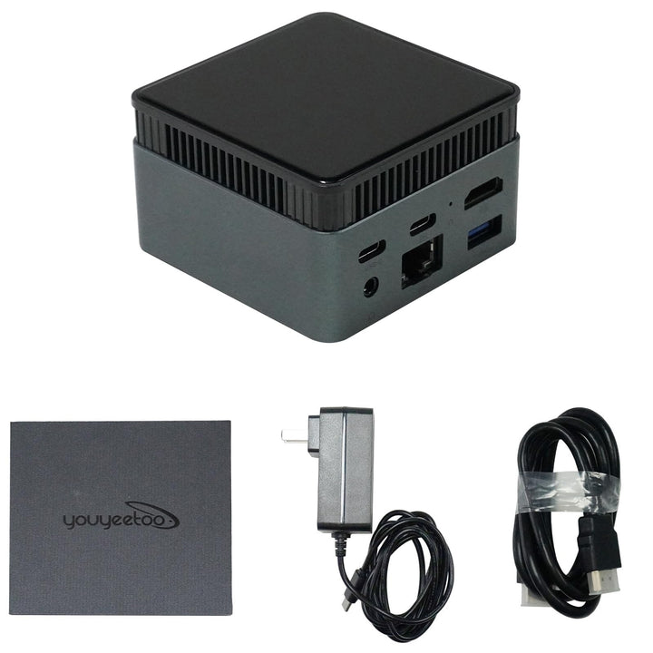 youyeetoo BY53 Mini PC, Intel N150 CPU - up to 3.6GHz, 12GB LPDDR5 4800MHz RAM, 0GB - 512GB M.2 NVME