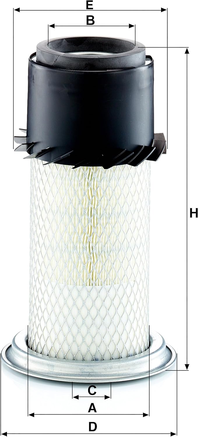 MANN-FILTER C 1588 x Luftfilter – Für Nutzfahrzeuge