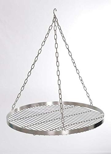 Ø 50cm Edelstahl Schwenkgrill 14 mm Stababstand Grill Grillrost Schwenker V2A Grillrost Feuerschalen