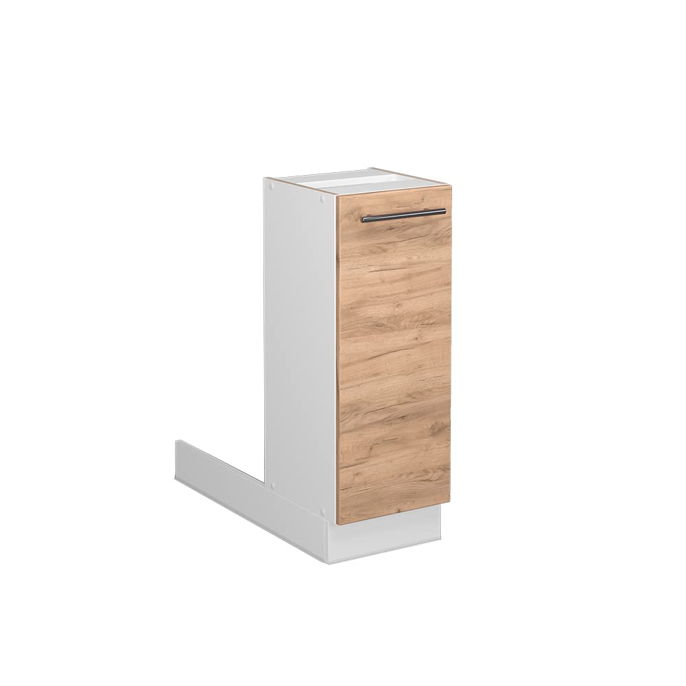 Vicco Kücheninsel Fame-Line, Goldkraft Eiche/Weiss, 30 cm ohne Arbeitsplatte Goldkraft Eiche Regalin