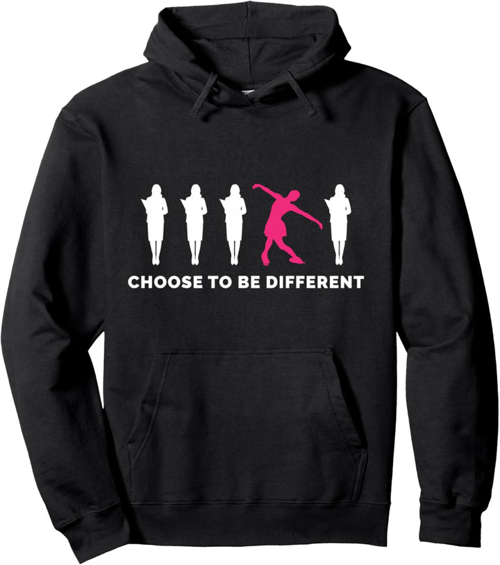 Eiskunstlauf Choose To Be Different Eiskunstlauf Pullover Hoodie