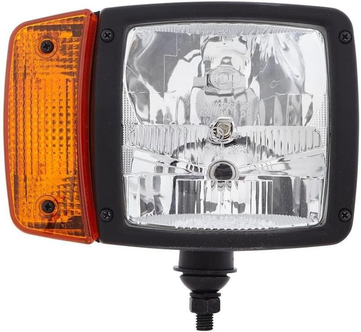 HELLA - Hauptscheinwerfer - 24V - Anbau - Lichtscheibenfarbe: gelb - Stecker: AMP - rechts - 1SA 996