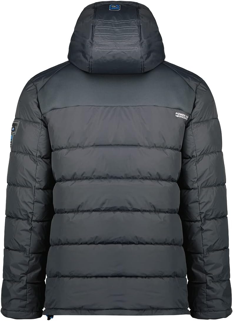 Geographical Norway Beachwood Men - Winterjacke Hooded Herren Parka - Warme Daunenjacken Steppjacke