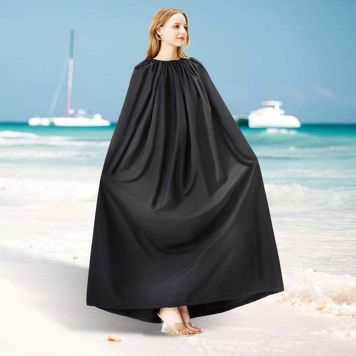 Tragbarer Umkleideüberwurf Sichtschutz Polyester Atmungsaktiv Sofort Umkleidekabine Strand Umkleidez