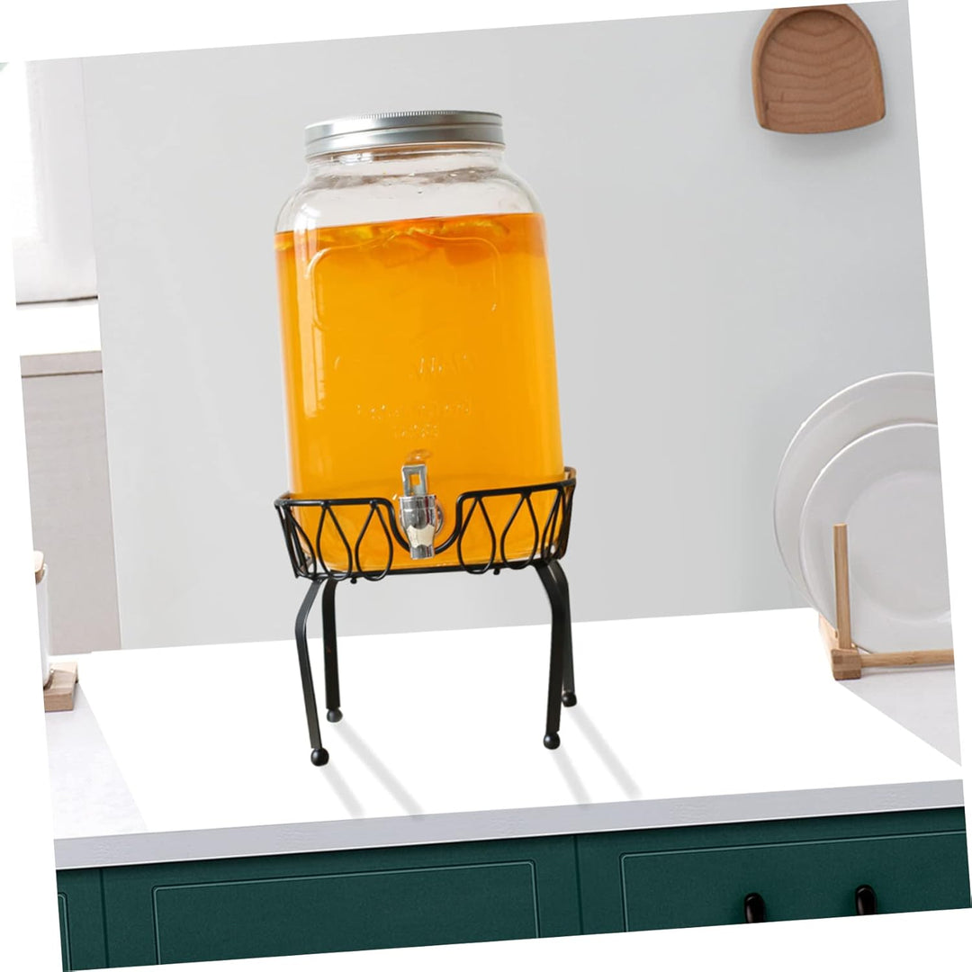 Zerodeko Getränkespenderhalter Biereimerhalter Metallständer Für Eimer Weineimerständer 4-Liter-glas