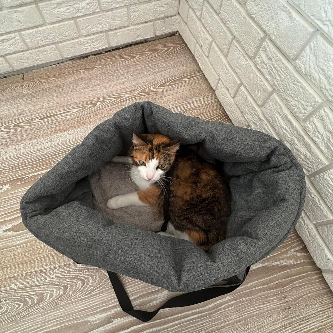 Petsen Hundetasche, Transportbox, 3in1 Hunde &amp; Katzen Tragetasche, Hundetransportbox mit Pet-Kissen,