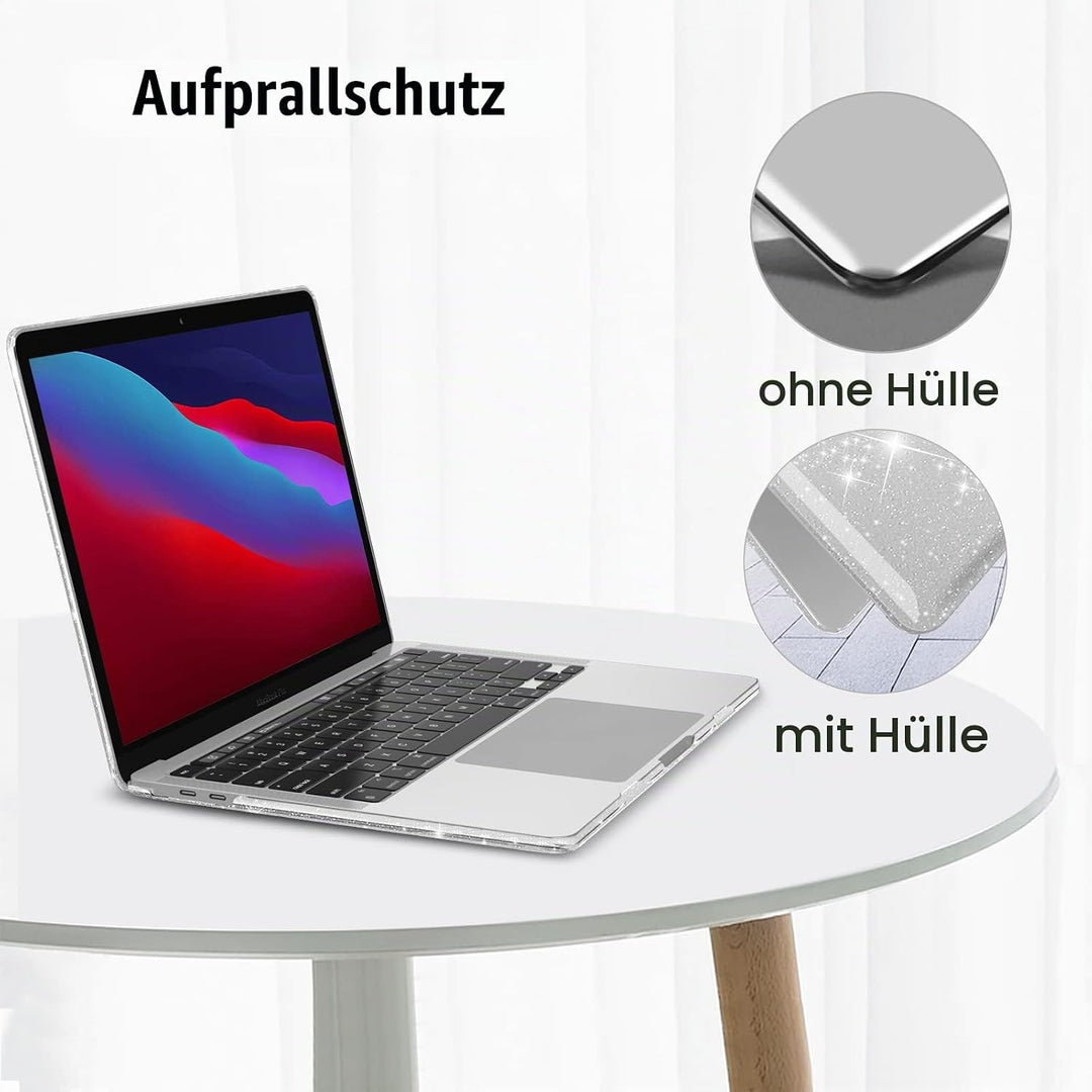 Fintie Hülle Kompatibel mit MacBook Pro 13 Zoll M2/M1 (2022-2016) A2338/A2289/A2251/A2159/A1989/A170