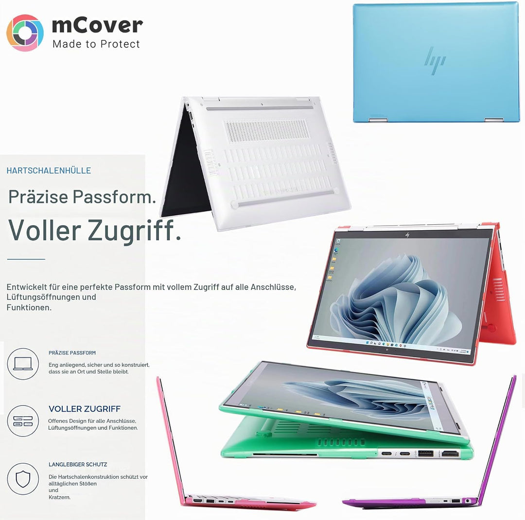 mCover Nur kompatibel mit HP EliteBook 830 | 835 G9 / G10 und Elite x360 830 G9 / G10 2-in-1 Windows