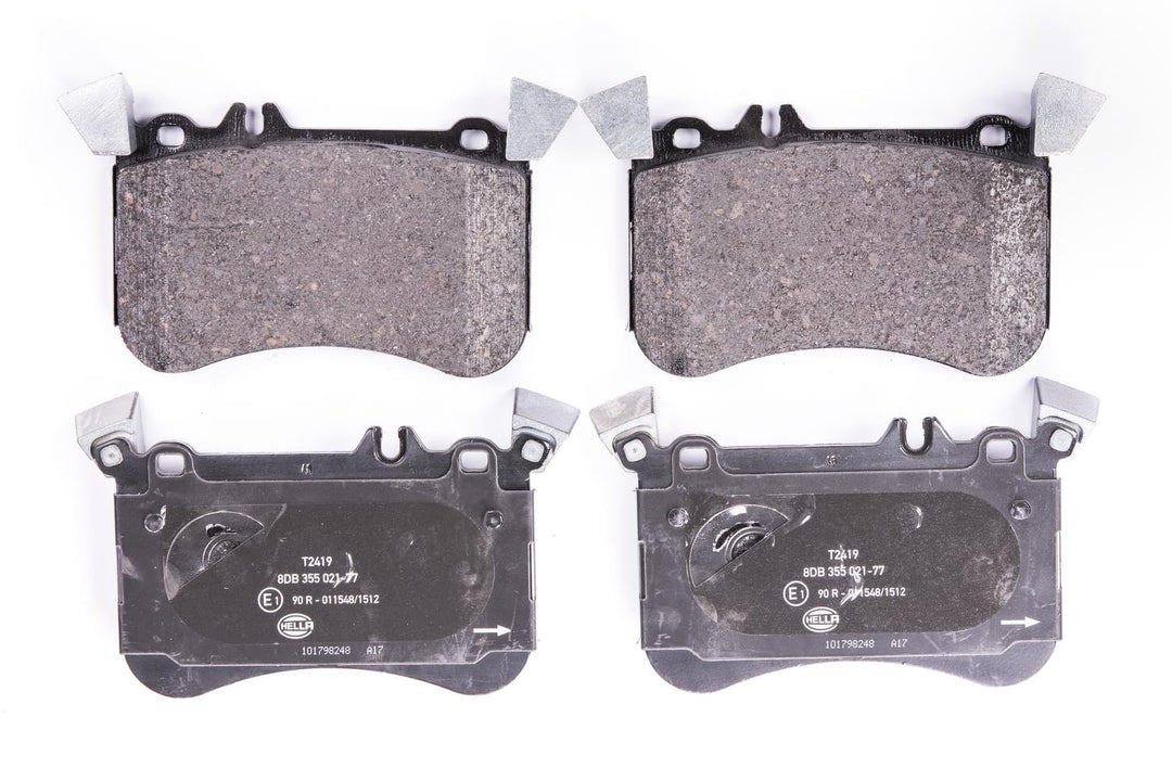 HELLA PAGID 8DB 355 021-771 Bremsbelagsatz - T2419 - Dicke/Stärke: 16.7mm - Bremssystem: Brembo - fü