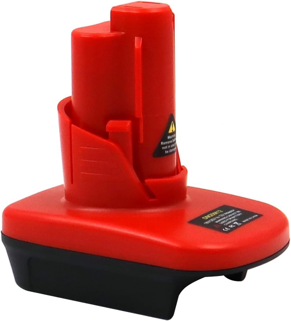 Namvo M12-Adapter, kompatibel mit Milwaukee 18 V, DeWalt 18 V 20 V, unterstützt M12-Elektrowerkzeuge