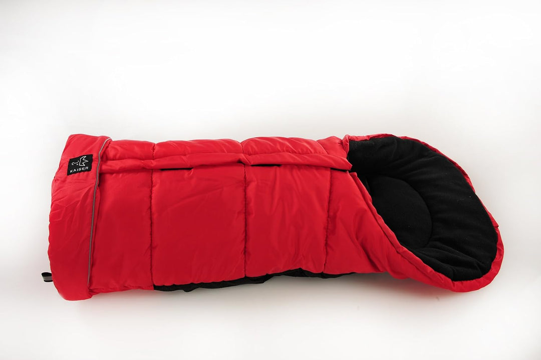 Kaiser Naturfelle 6570833 - Fusssack "Iglu Thermo Fleece", Farbe: rot, Rot