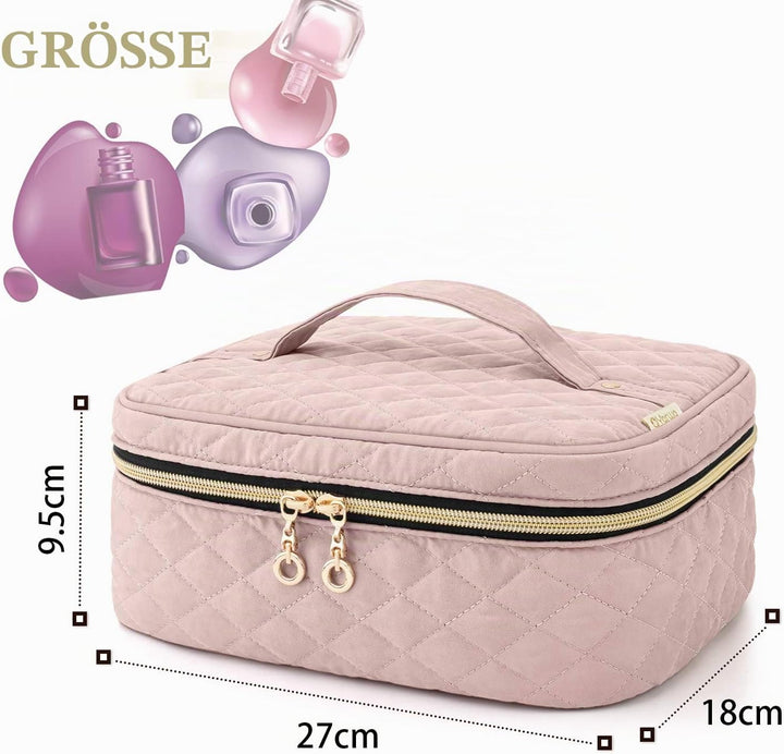 Yarwo Nagellack Tasche Organizer, Nagellack Aufbewahrungsbox für 24 Flaschen Nagellack (bis zu 15ml)