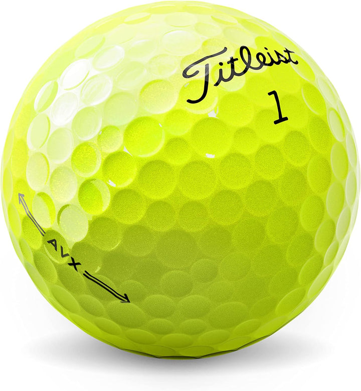 Titleist AVX Golfbälle, Gelb