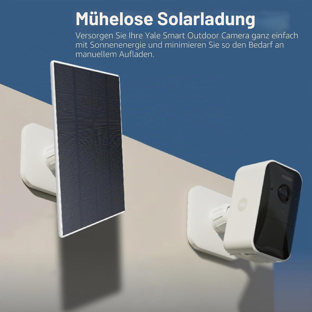 Yale - Solarladegerät - Verwendung im Freien - Bis zu 3 W Leistung bei direkter Sonneneinstrahlung -