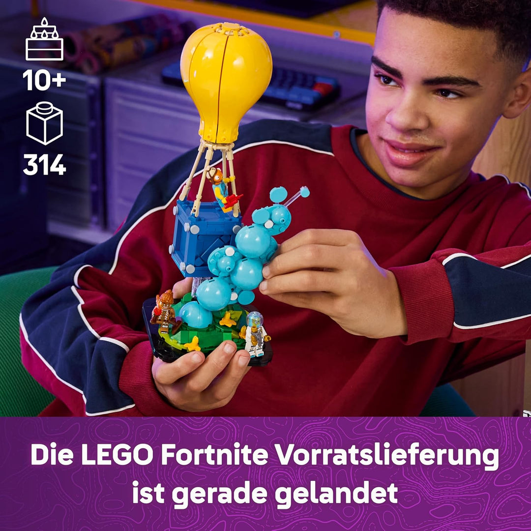 LEGO Fortnite Vorratslieferung - Spielzeug mit Minifiguren Fischstäbchen, Leviathan & Lebkuchenkanon