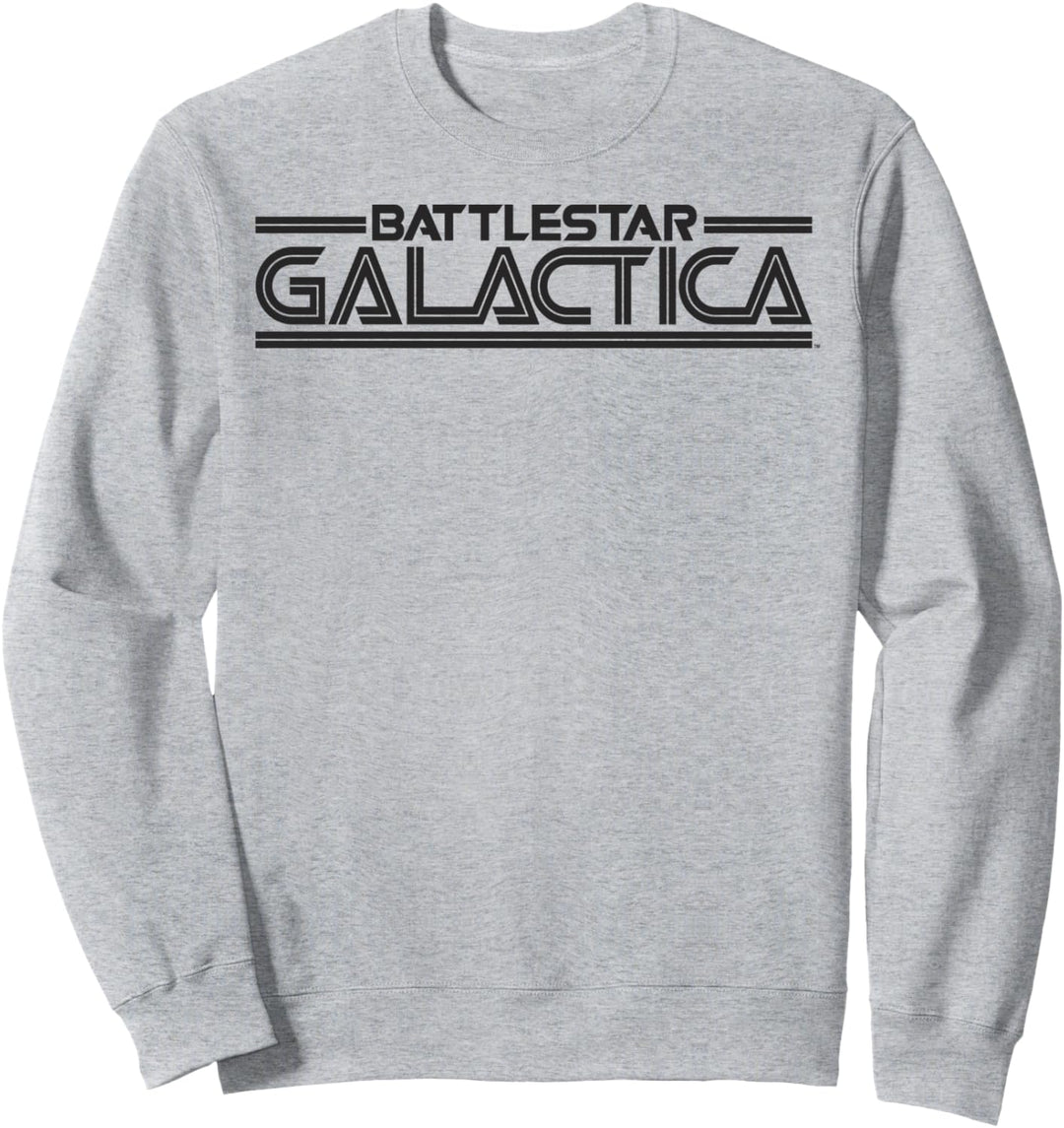 Battlestar Galactica Silver Title Logo Sweatshirt