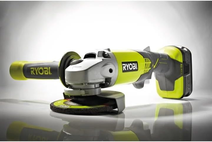Ryobi 5133001903 R18AG-0 One+ Winkelschleifer, kabellos, abgewinkelt