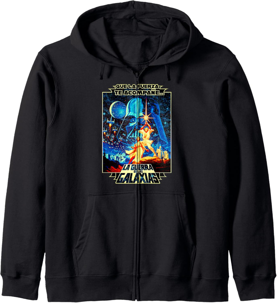 Star Wars Group Shot A New Hope Poster With Spanish Text Kapuzenjacke
