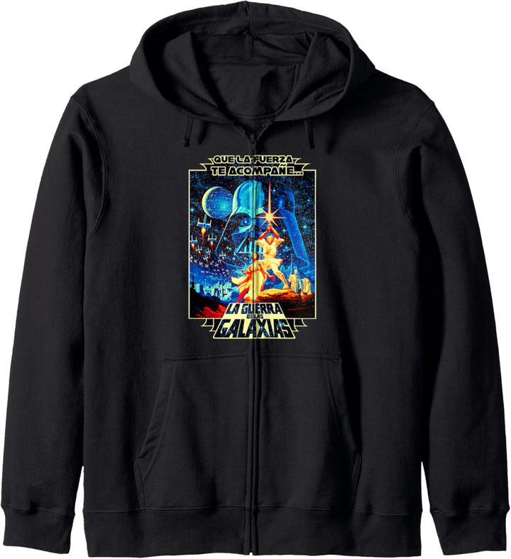 Star Wars Group Shot A New Hope Poster With Spanish Text Kapuzenjacke