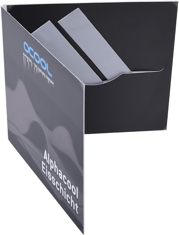 Alphacool 12468 Eisschicht Wärmeleitpad - 17W/mK 120x20x0,5mm - 2 Stück Wärmeleitmittel Wärmeleitpad