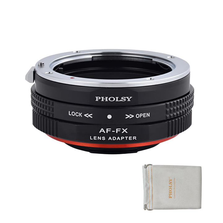 PHOLSY Objektivadapter mit Blendenring Kompatibel mit Sony A und Minolta AF Mount Objektiv auf FX Mo