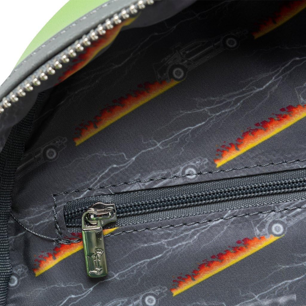 Loungefly Universal Back to the Future Light Up DeLorean Damen Rucksack, Mehrfarbig, Btfbk0007