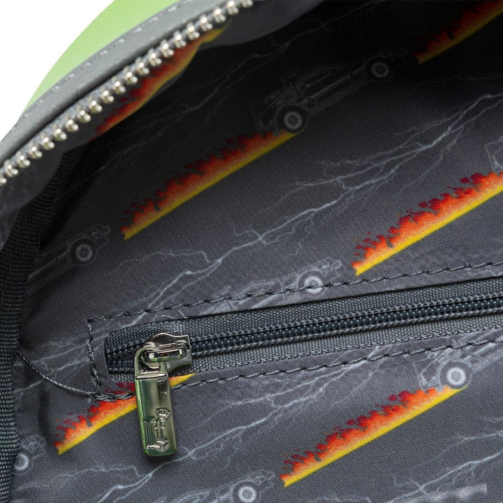 Loungefly Universal Back to the Future Light Up DeLorean Damen Rucksack, Mehrfarbig, Btfbk0007