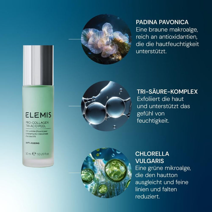 Elemis Pro-Collagen Tri-Acid Peeling 30ml, frisch