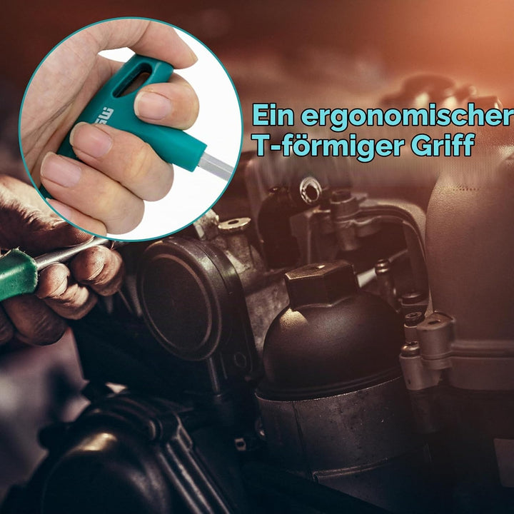 T-Griff Schlüssel-Satz: Metrisch T Griff Schraubendreher Set 8tlg (2.0mm/2.5mm/3mm/4mm/5mm/6mm/8mm/1
