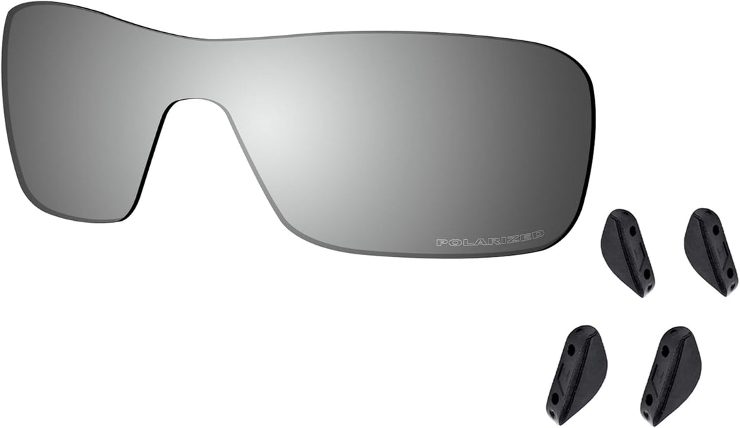 Saucer Premium Ersatzgläser für Oakley Turbine Rotor OO9307 Sonnenbrillen High Definition - Chrome M