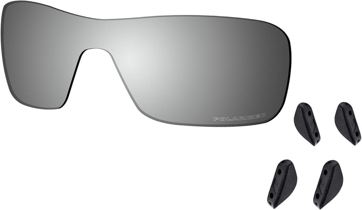 Saucer Premium Ersatzgläser für Oakley Turbine Rotor OO9307 Sonnenbrillen High Definition - Chrome M