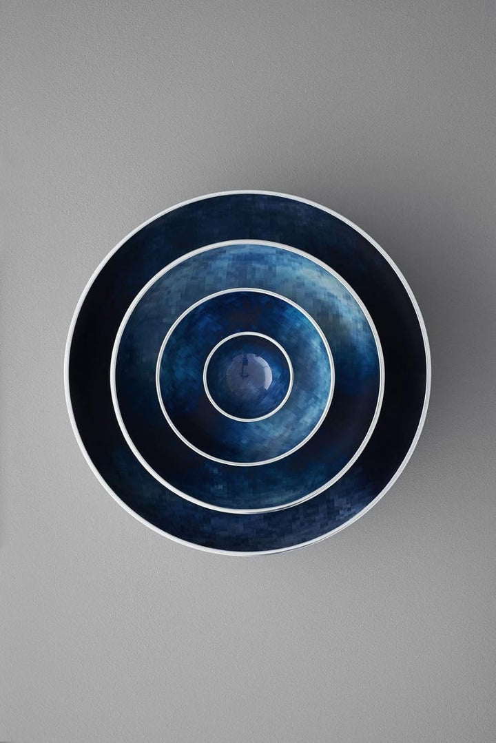 Stelton Stockholm Ø 400, Gross-Horizon Schale, Aluminium mit kalter Emaille, 40.5 x 14.5 x 41 cm, 40