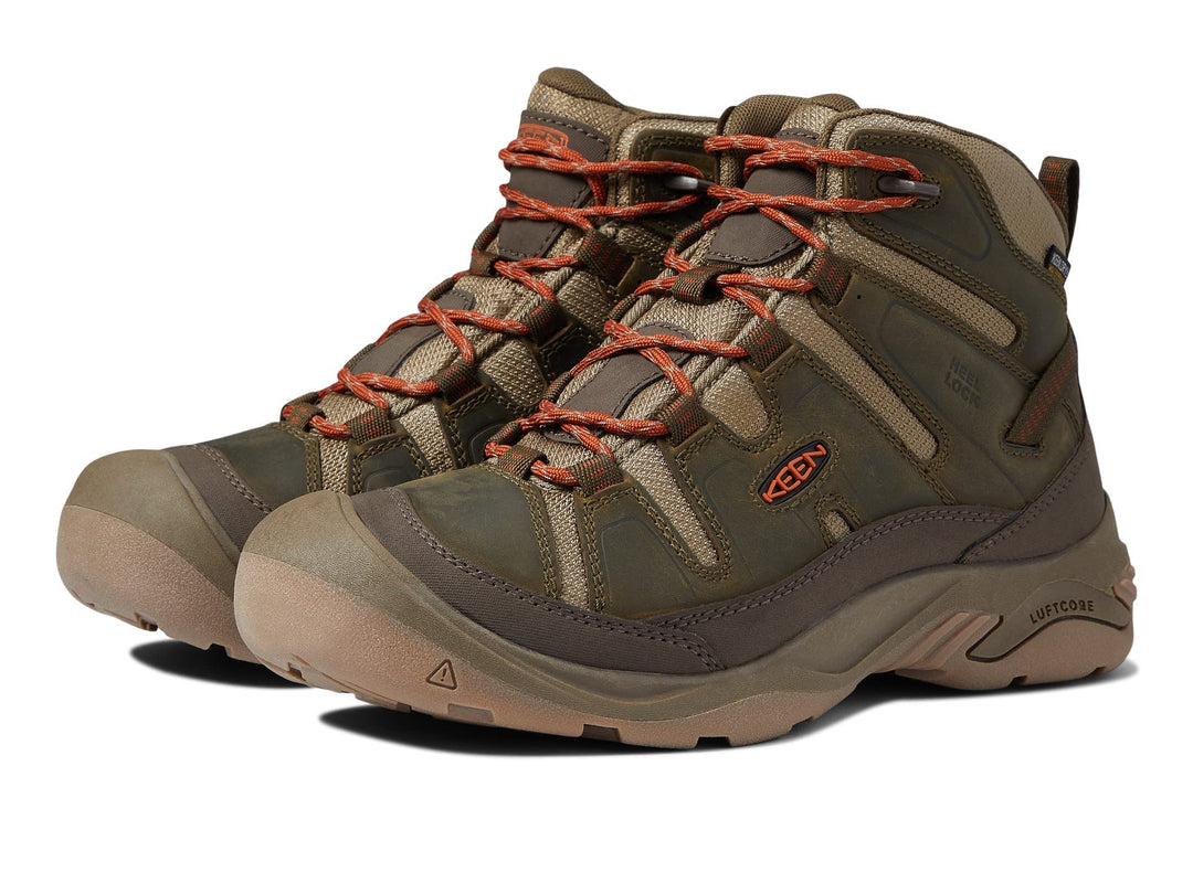 KEEN Men Circadia Mid WP 42 EU Dark Olive Potters Clay, 42 EU Dark Olive Potters Clay