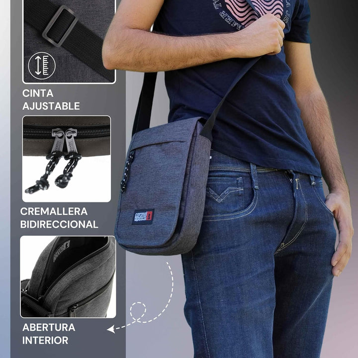 Coronel Tapiocca Herren Coronel Tapiocca Herren Urban Umh ngetasche Casual Flap Shoulder Bag Herren