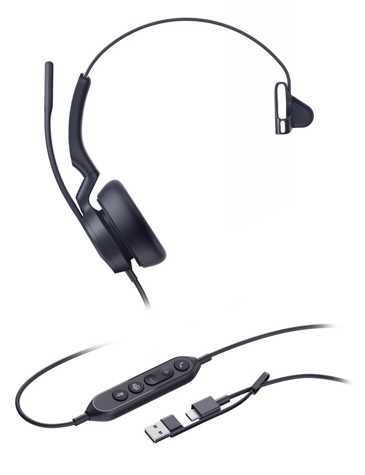 Yealink Headset UH46 Mono Teams USB-C/A UH46 Mono Teams USB C/A, UH46 Mono Teams USB C/A