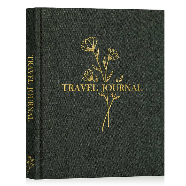 Lanpn Reise-Foto-Tagebuch, Notizbuch für Damen und Herren, Leinen, Reiseprotokoll-Tagebuch, Sammelal