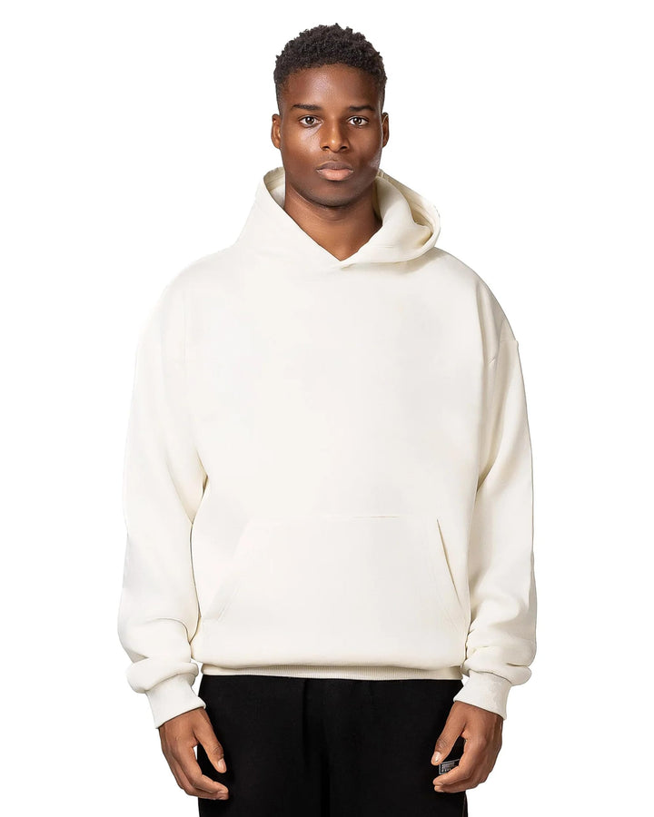 STATEMENT Basic Hoodie - Unisex Premium Pullover mit Kapuze XS Cream White, XS Cream White