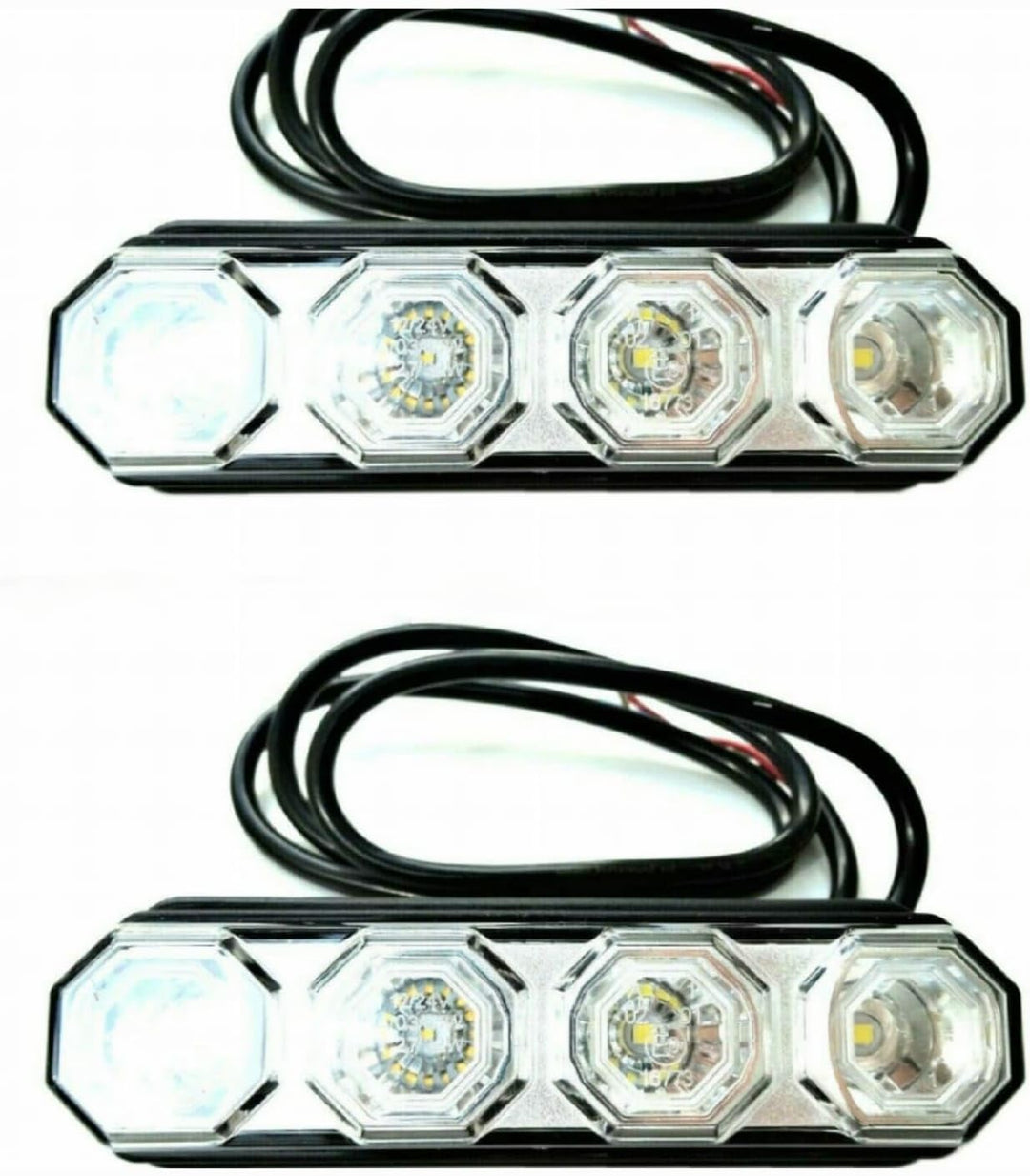 MelTruck® 2x LED Positionsleuchte mit Blinker E9 IP68 für Anhänger Traktor Schlepper Bagger