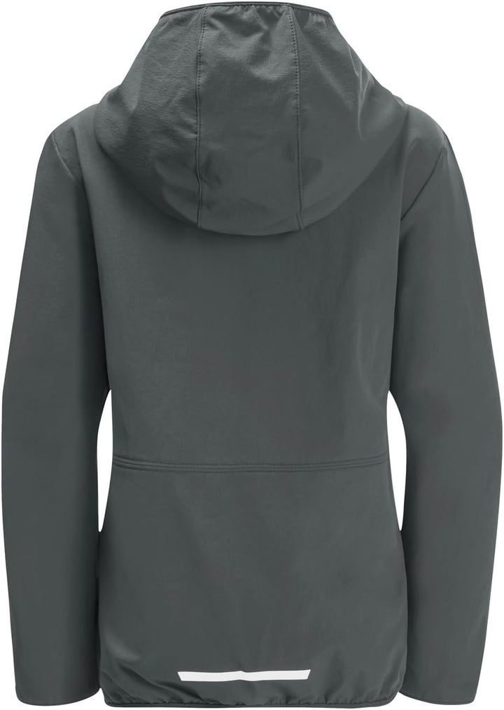 Jack Wolfskin Unisex Kinder Solyd Jacket K Softshelljacke 128 slate green, 128 slate green