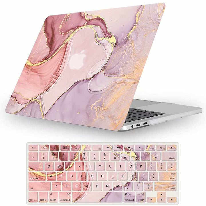 Fancity Kompatibel mit MacBook Air 13 Zoll Hülle 2020 2021 M1 A2337 A2179 A1932, Gummierte Hartschal
