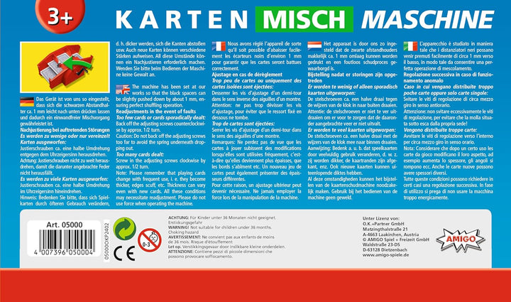 Amigo 5000 - Kartenmischmaschine, ab 3 Jahren, rot Single, Single