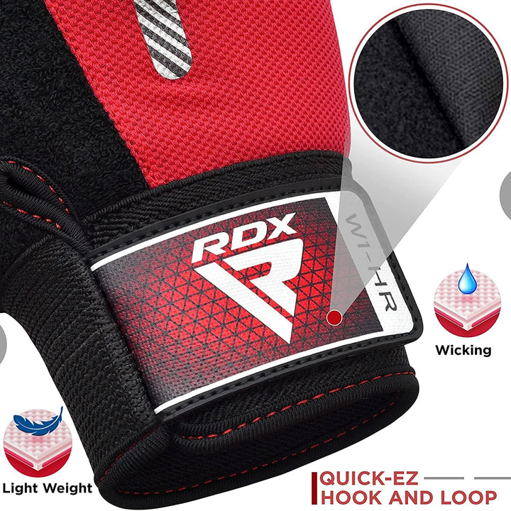 RDX Fitness Handschuhe Damen Herren, Anti-Rutsch Gewichtheben Workout Gym Gloves Krafttraining Train